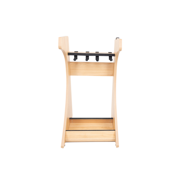 Gator Cases GFW-ELITEGTR3RK-MPL Elite Three Electric/Acoustic Guitar Rack – Maple 