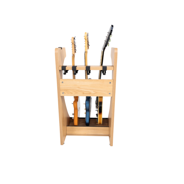 Gator Cases GFW-ELITEGTR3RK-MPL Elite Three Electric/Acoustic Guitar Rack – Maple 