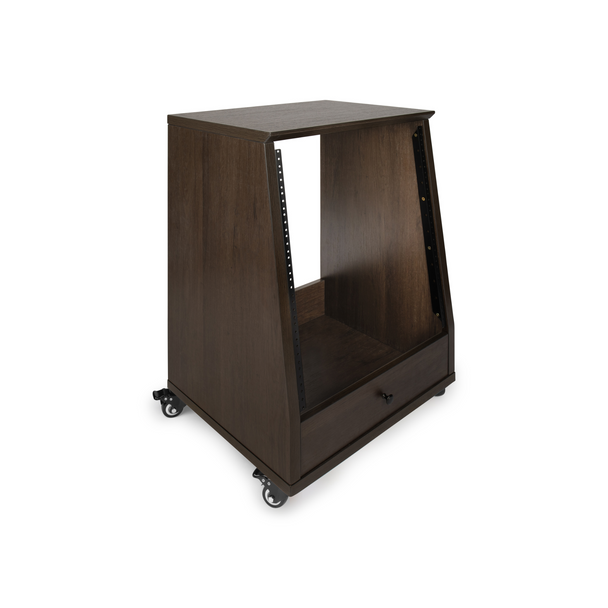 Gator Cases GFW-ELITESTUDIORK12-BRN Frameworks Elite Angled Studio Rack – 12U BRN