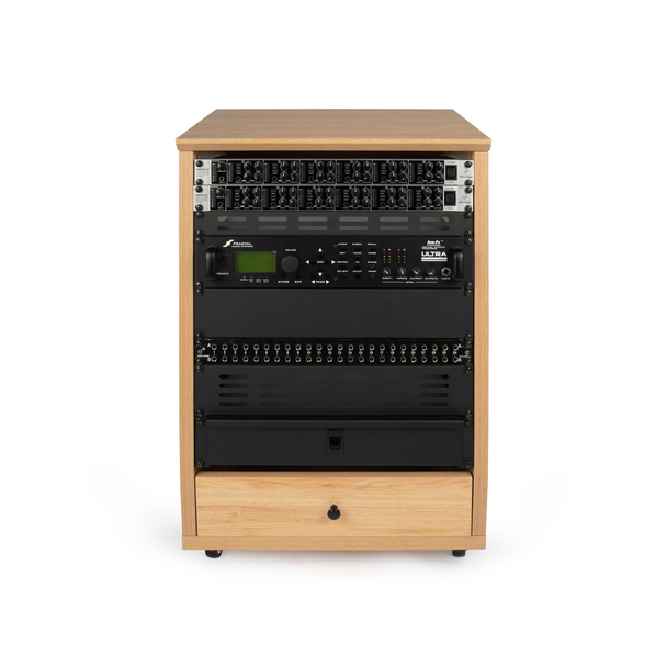 Gator Cases GFW-ELITESTUDIORK12-MPL Frameworks Elite Angled Studio Rack – 12U MPL