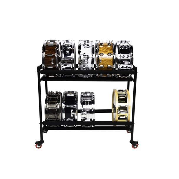 Gator Cases GFW-SDRACK-T2 Two-Tier Snare Rack with Locking Casters