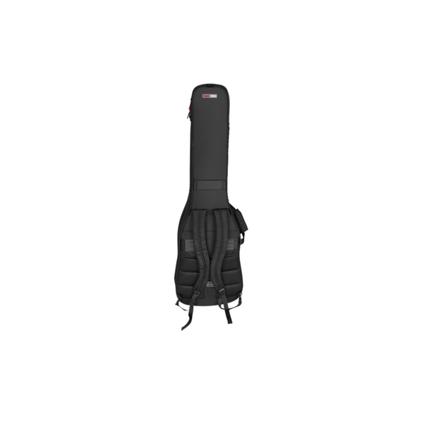 Gator Cases G-ICONTTBASS-BLK Gator Icon Take Two Series Bag Holds 2 Bass Guitars