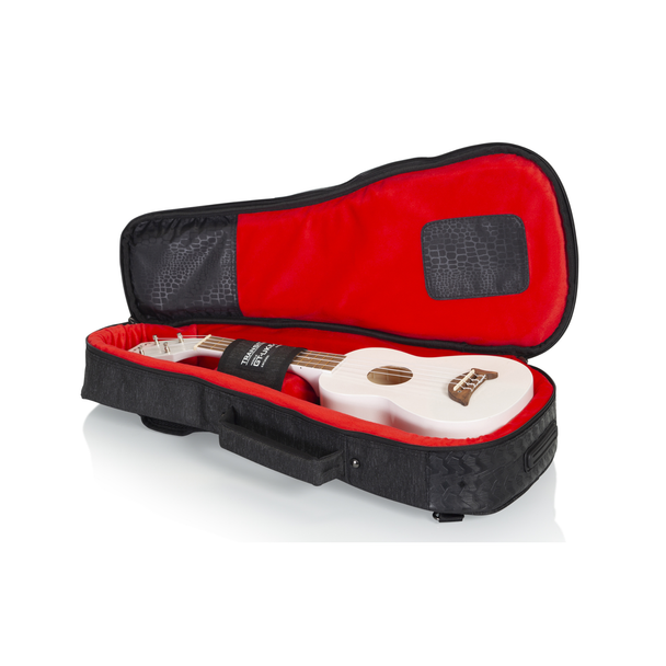 Gator Cases GT-UKE-SOP-BLK Black Transit Bag – Soprano Uke