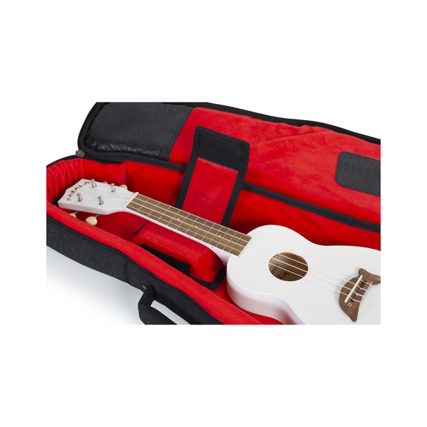 Gator Cases GT-UKE-SOP-BLK Black Transit Bag – Soprano Uke