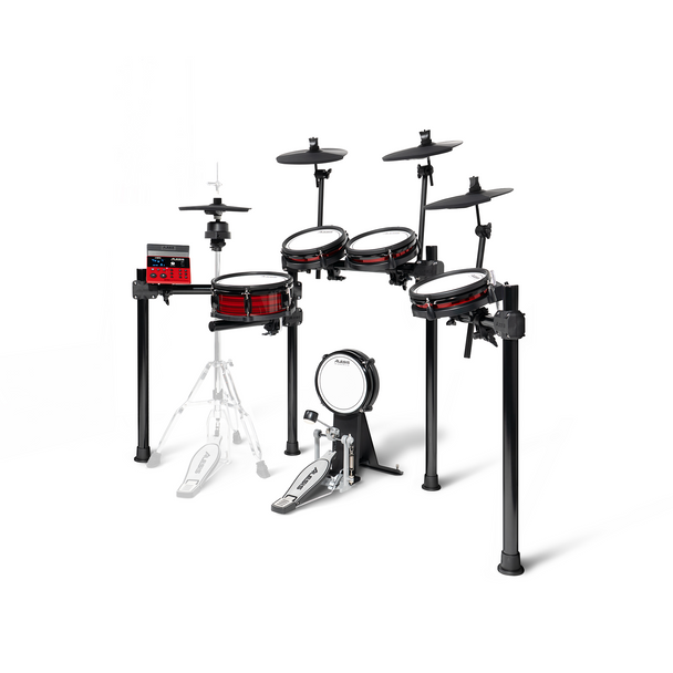 Alesis NITRO ULTIMATE 9-Piece Professional Electronic Drum Kit with Stand-Mounted Hi-Hat & Bluetooth