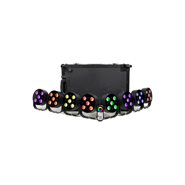 ColorKey MobilePar HEX 5 | 8-Pack Bundle With Charging Road Case