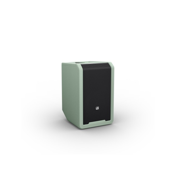 LD Systems ANNY® 8 GN - Portable battery-powered Bluetooth® PA loudspeaker with mixer, Adventure Green