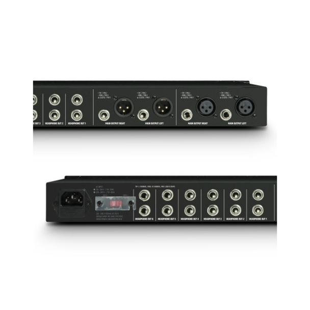 LD Systems 19" Headphone Amplifier 6-Channel