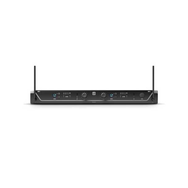 LD Systems U3047 HHD2 Dual Wireless Microphone System with Two Dynamic Handheld Microphone (470 to 490 MHz)