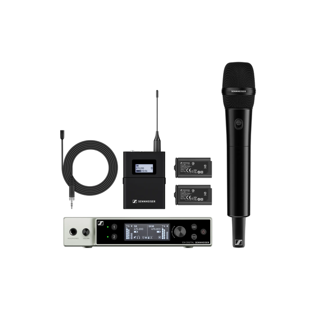 Sennheiser EW-DX MKE 2-835-S SET (V5-7) Dual Lavalier/Handheld Wireless System Sennheiser EW-DX MKE 2-835-S SET (V5-7) Dual Lavalier/Handheld Wireless System