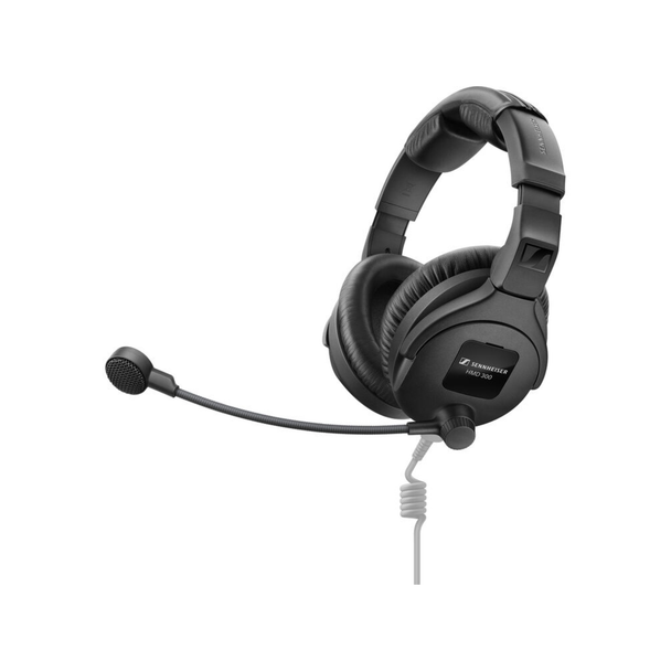 Sennheiser HMD 300 Dual-Ear Over-Ear Broadcast Headset with Dynamic Mic (No Cable)