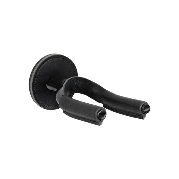 Levy's Black Forged Guitar Hanger w/ Black Leather