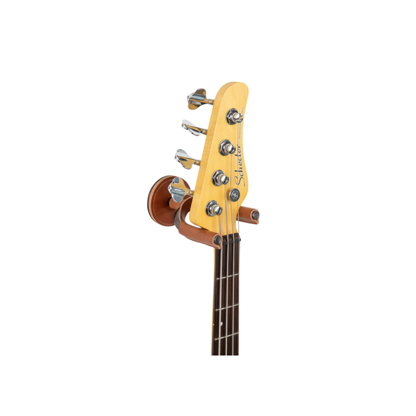 Levy's Smoke Forged Guitar Hanger w/ Tan Leather