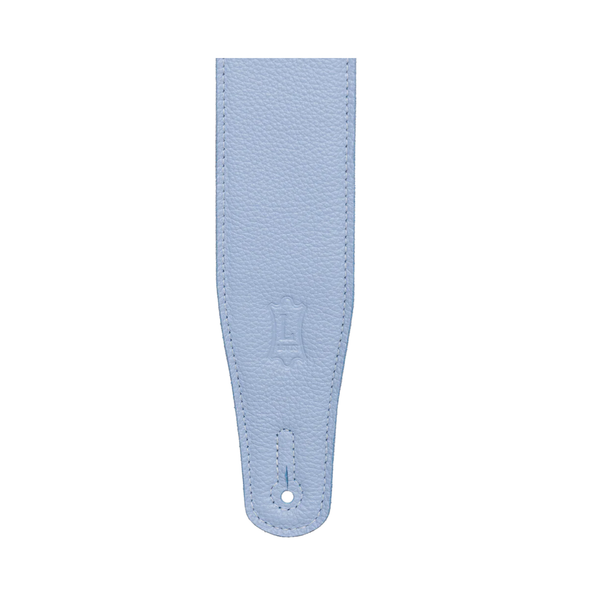 Levy's Pastel Leather Guitar Strap - Periwinkle