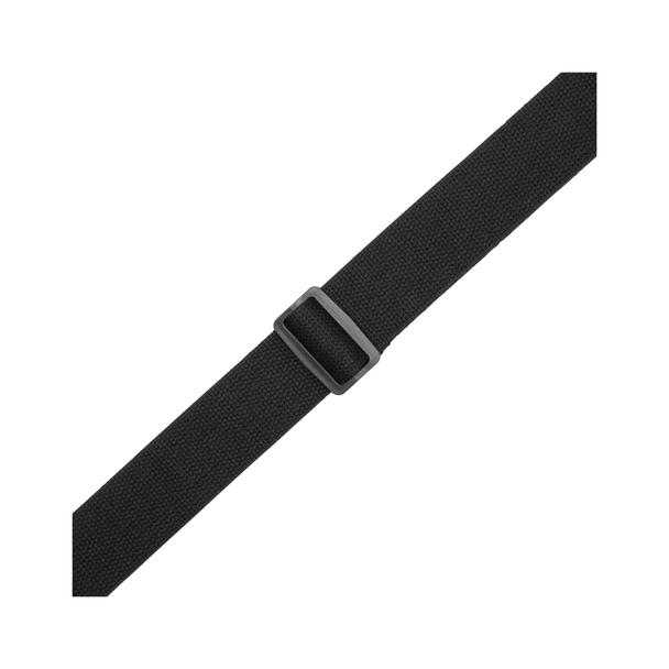 Levy’s 2" Black Cotton Pick Holder Guitar strap
