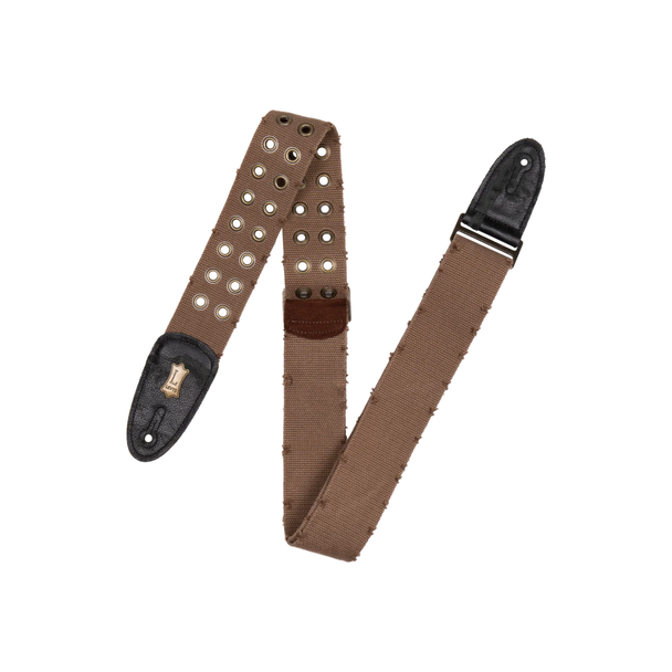 Levy’s 2" Wide Brown Cotton Guitar Strap