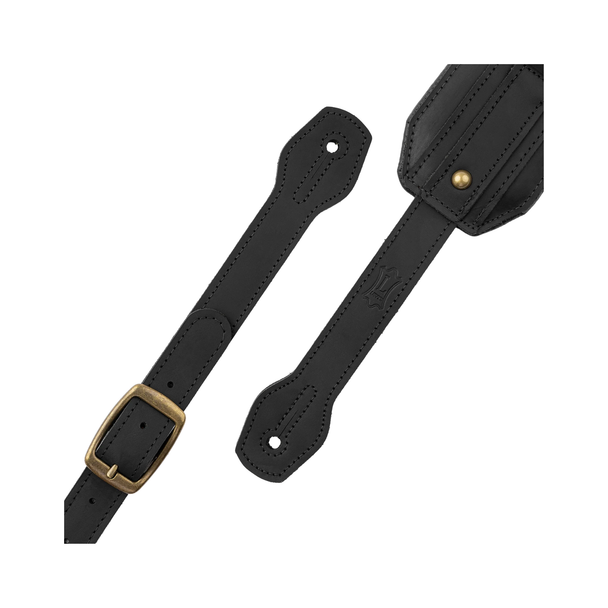 Levy’s MCH11APX-BLK Apex Leather - handcrafted guitar strap