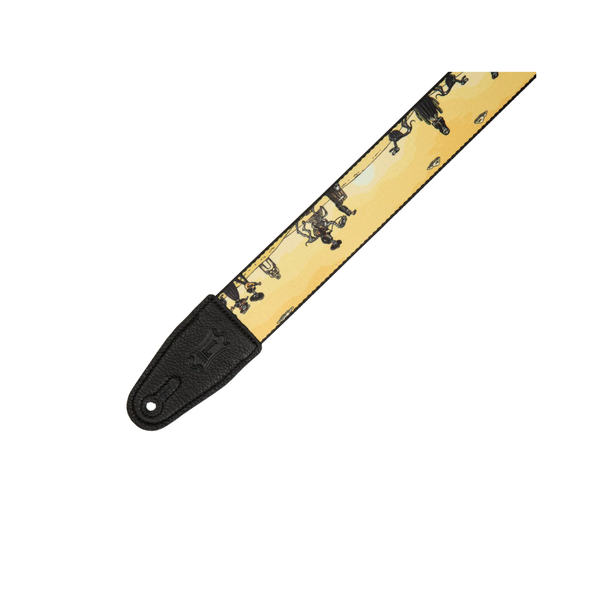 Levy's 2" Poly Calaca Guitar Strap - Mariachi
