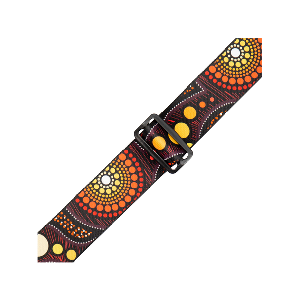Levy's 2" Down Under Series Poly Guitar Strap - Sunset