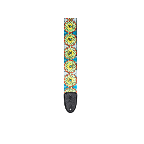 Levy's Stained Glass Guitar Strap-Spring Bloom