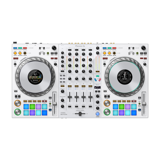 Pioneer DJ DDJ-FLX10 4-deck DJ Controller - White