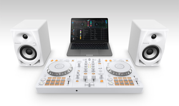 Pioneer DJ DDJ-FLX4-W – 2-Channel DJ Controller for Rekordbox & Serato (Limited-Edition White) 
