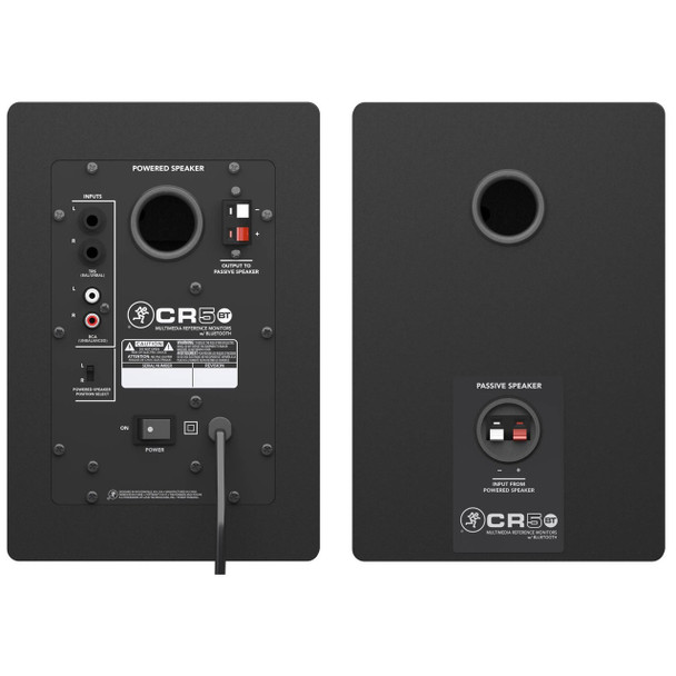 Mackie CR5BT 5" Powered Multimedia Monitor Speakers with Bluetooth (Pair)