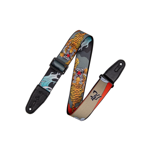 Levy's Leathers MPD2-124 - Polyester Guitar Strap Japanese Traditional Tiger