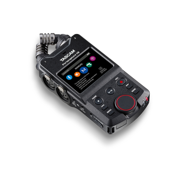 Tascam PORTACAPTURE X6 High-Resolution Multi-Track Handheld Recorder