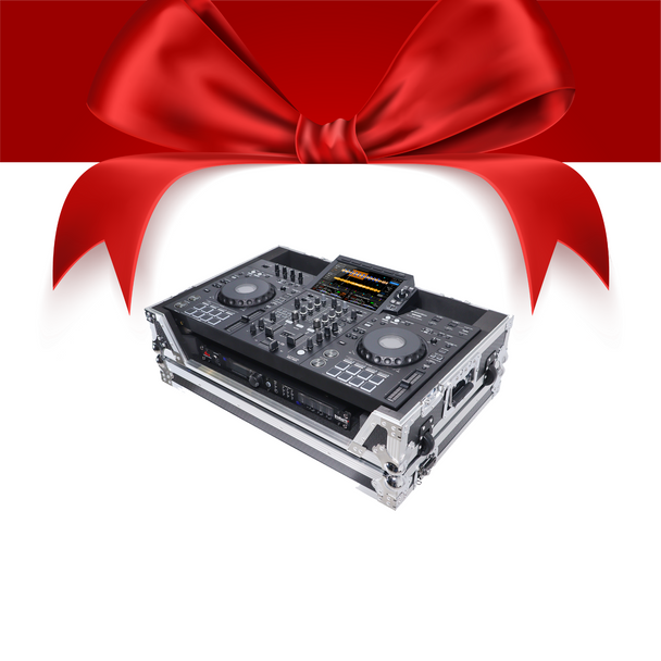 ProX ATA Flight Case For Pioneer DDJ-REV5 XDJ-RX3 DJ Controller with 1U Rack Space and Wheels