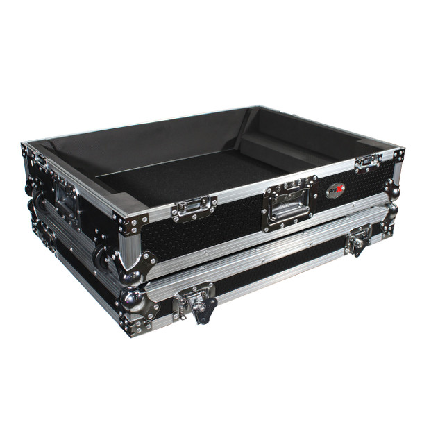 ProX XS-PRIME4 W ATA Flight Case For Denon PRIME 4 DJ Controller with 1U Rack Space and Wheels