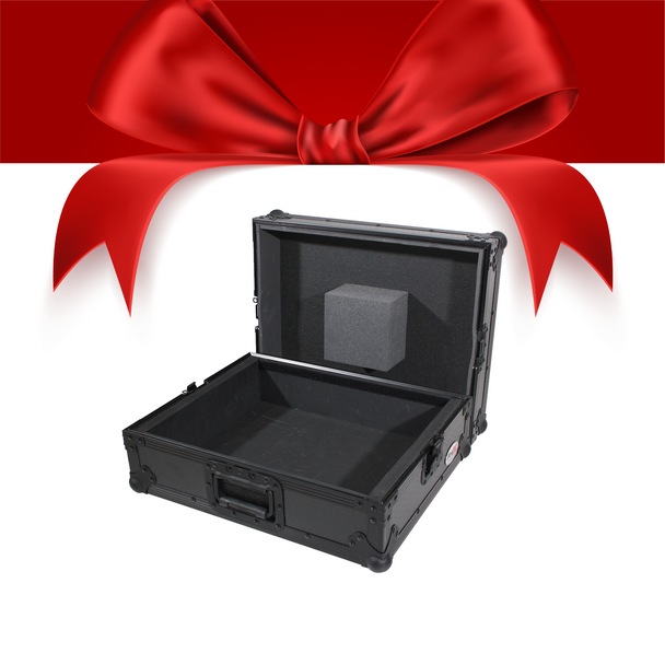 ProX T-TTBL Universal 1200 Style Turntable case BLACK on BLACK