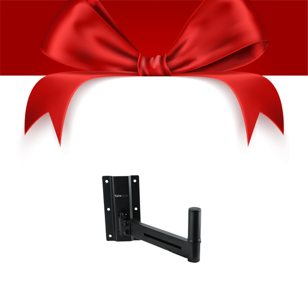 Gator Frameworks GFW-SPK-WM100 - Adjustable Wall Mountable Speaker Stands (pair); 100lbs. Weight Capacity Xmas Deal