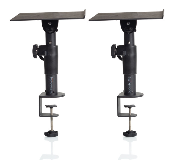 Gator Frameworks GFWSPKSTMNDSKCMP - Clamp-On Studio Monitor Stand - Adjustable Height Xmas Deal 