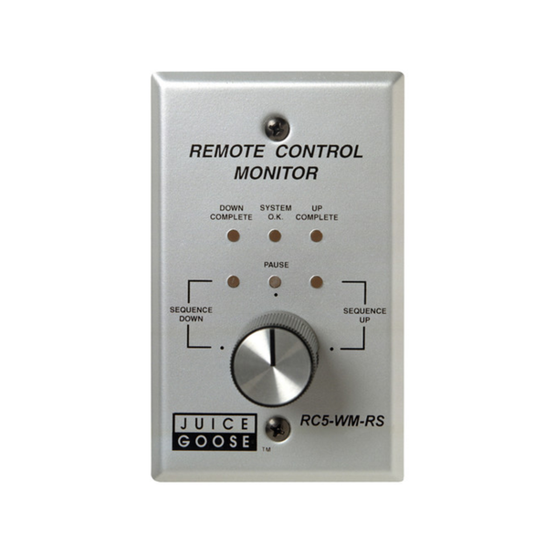 Juice Goose RC5-WM-RS Wall/Panel-Mount Remote Control and Monitor for CQ Series (with Rotary)