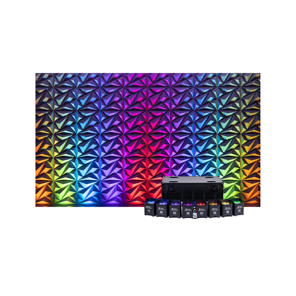  ColorKey MobilePar Pro HEX 6 (8-Pack Bundle with Charging Road Case)