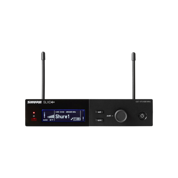 Shure SLXD14+/85M Digital Wireless Low-Profile Cardioid Lavalier Microphone System (G57: 470 to 608 MHz)