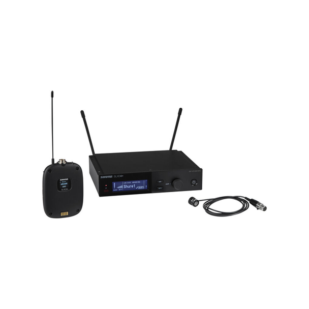 Shure SLXD14+/85M Digital Wireless Low-Profile Cardioid Lavalier Microphone System (G57: 470 to 608 MHz)