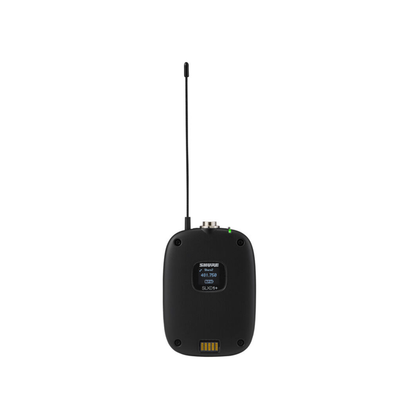 Shure SLXD14D+ Dual-Channel Digital Wireless Bodypack System with No Mics (G57: 470 to 608 MHz)