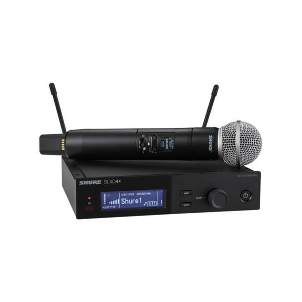 Shure SLXD24+/B58 Digital Wireless Handheld Microphone System with Beta 58A Capsule (G57: 470 to 608 MHz)