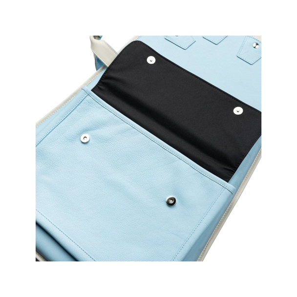 Levy's Leathers LM19CMA-SBL Chroma Leather Gig Bag Series - Blue (Bass)