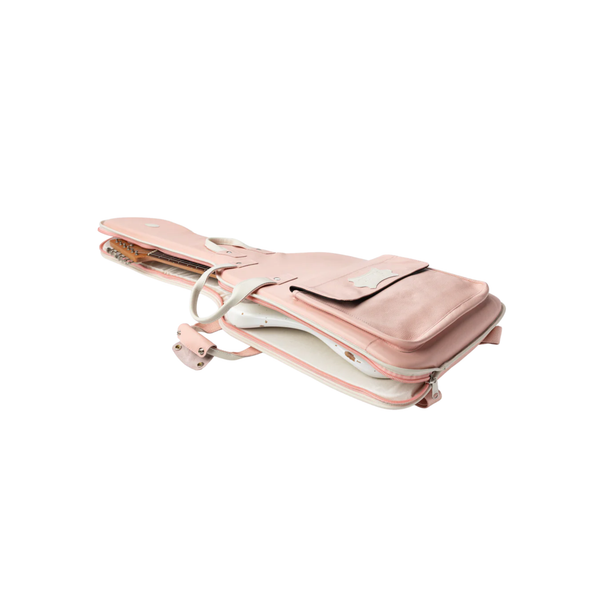 Levy's Leathers LM19CMA-SPK Chroma Leather Gig Bag Series - Pink (Bass)