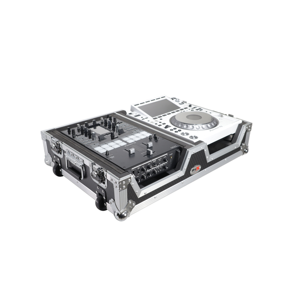 ProX XS-SCDM12W Single CD Player & 12" Mixer Case with Wheels