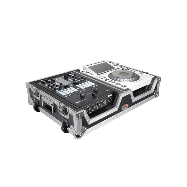 ProX XS-SCDM12W Single CD Player & 12" Mixer Case with Wheels