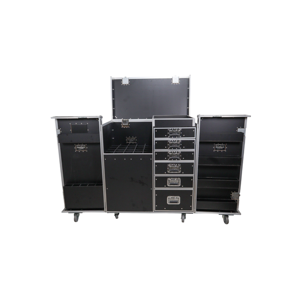 ProX XS-6DMIC25W ATA Flight Style Mic Stand & Drawer Case