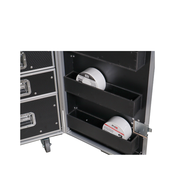 ProX XS-6DMIC25W ATA Flight Style Mic Stand & Drawer Case