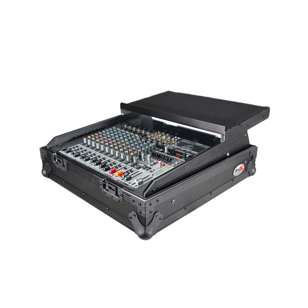 ProX XS-19MIXLTBL 19" 10U Slanted Mixer Rack Flight Case