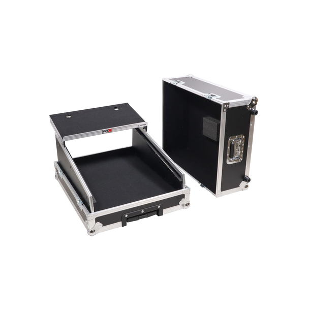 ProX XS-19MIX14ULTHW 19" 14U Slanted Mixer Rack Flight Case