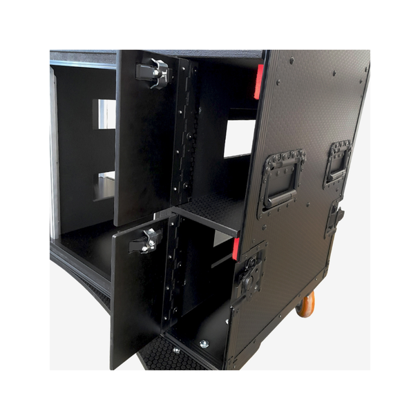 ProX XZF-AVPRO2X12U2x4UBLK Mobile AV Workstation Case – Black