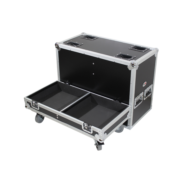 ProX X-QSCK12 ATA Style Flight Case for 2x QSC K12/K12.2